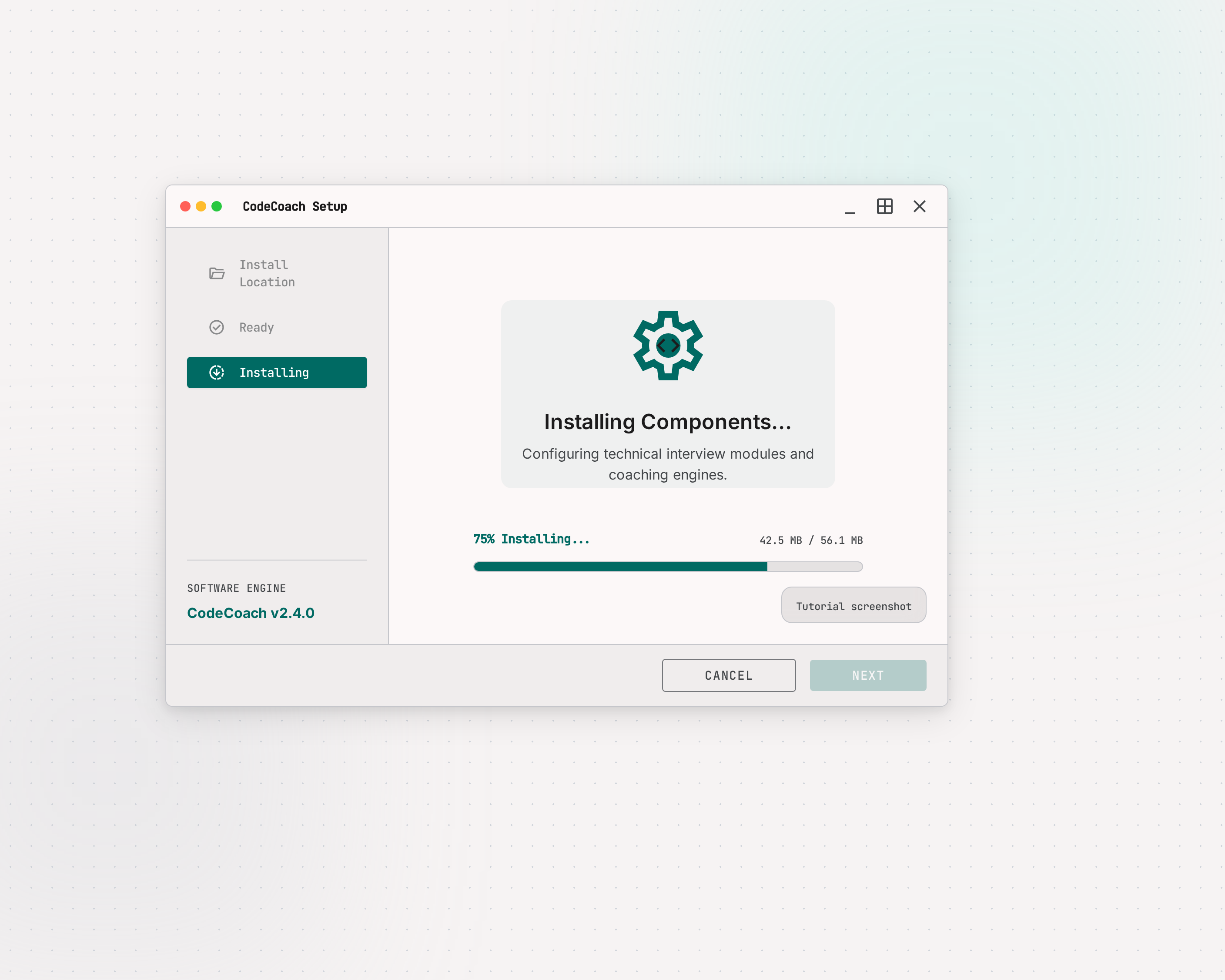Installer wizard